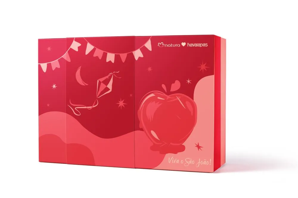 Natura e Havaianas lançam edição especial inspirada nas festas juninas