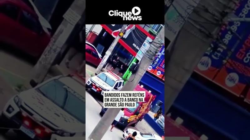 Assaltantes fazem reféns em banco por três horas na Grande São Paulo
